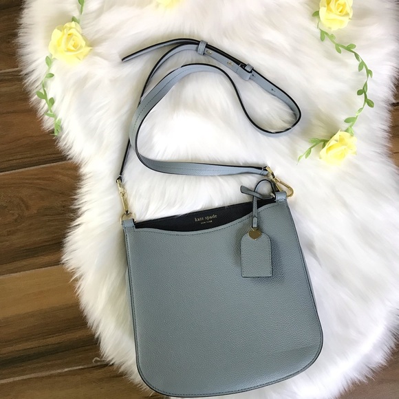 Kate Spade Margaux Large pebble crossbody blue - Picture 2 of 8